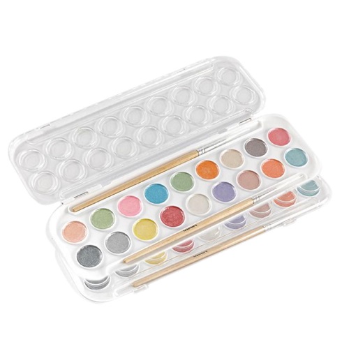 ชุดสีน้ำเมทัลลิค 18 สี Perfect Travel Water