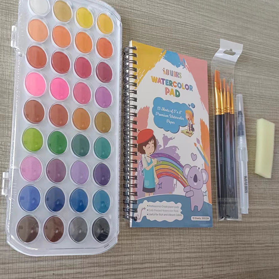 ใหม่ชุดสีน้ำคุณภาพสูงไม่ซ้ำใครจัดส่งไปยังปากีสถาน