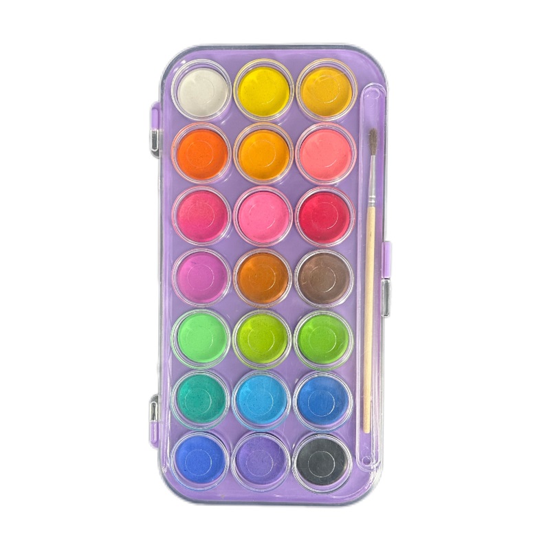 เค้กสีน้ำสีทึบ 21 สีจากโรงงานโดยตรงสำหรับนักศึกษาศิลปะ
